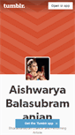 Mobile Screenshot of aishwaryabalasubramanian.com